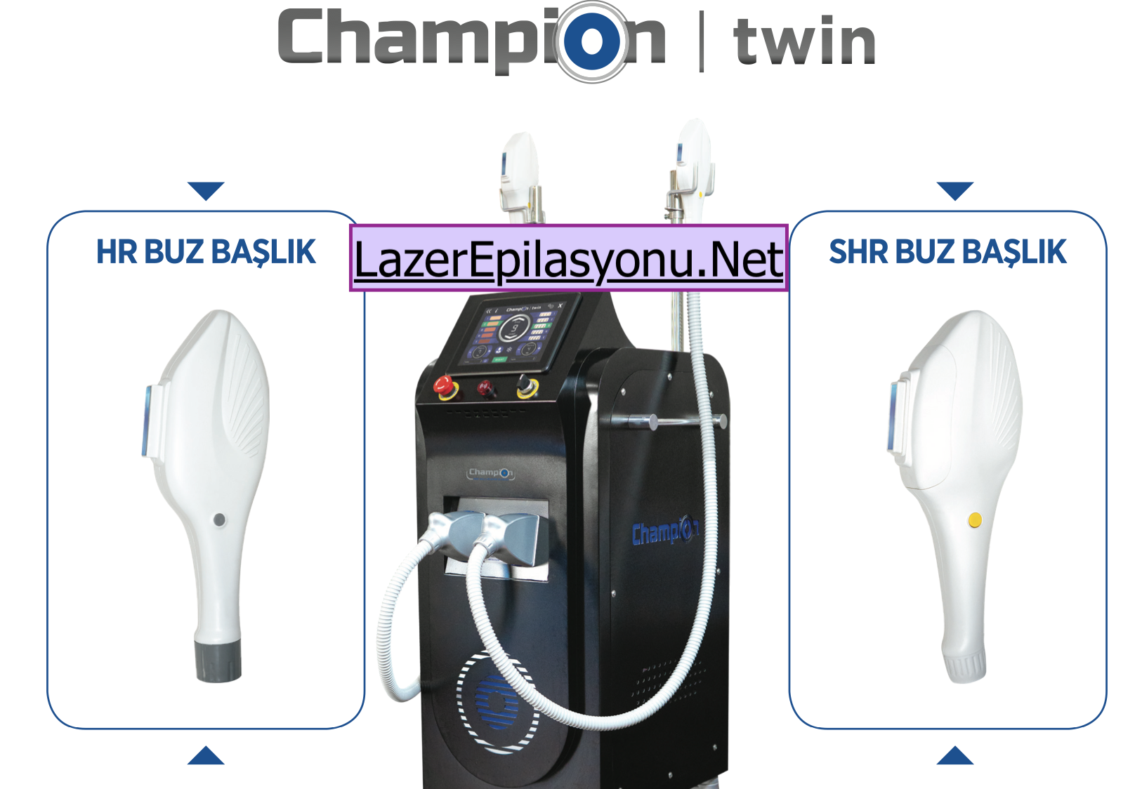 3. Champion Twin Multi Lazer Epilasyon Cihazı